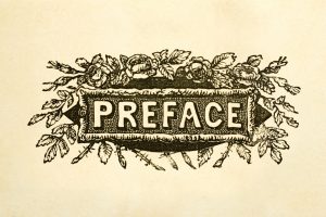 How to write Preface of a Book