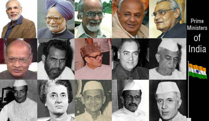 All Prime Ministers of India including their Tenures and Achievements